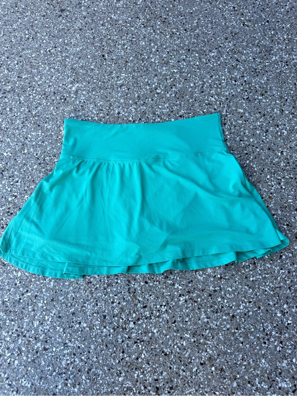 X by gottex Womens Skort Aqua Built in Shorts Ruffle Activewear Tennis Golf LRG